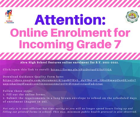 Abra High School opens online .